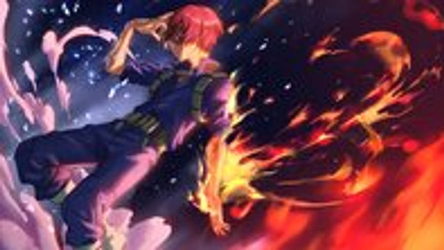 The Power Of Shoto Todoroki Wallpaper