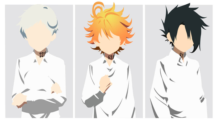 The Promised Neverland Seamless Digital Art Wallpaper