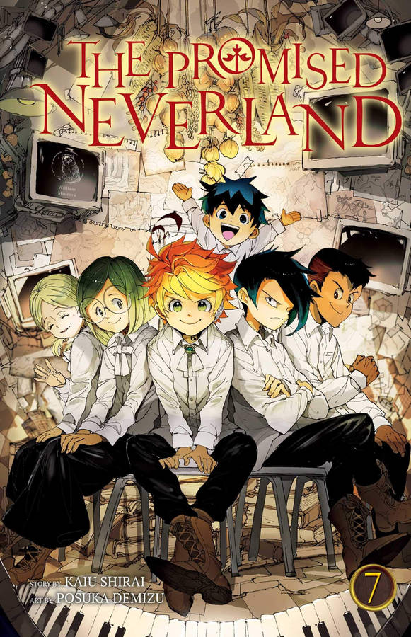 The Promised Neverland Volume 7 Cover Wallpaper