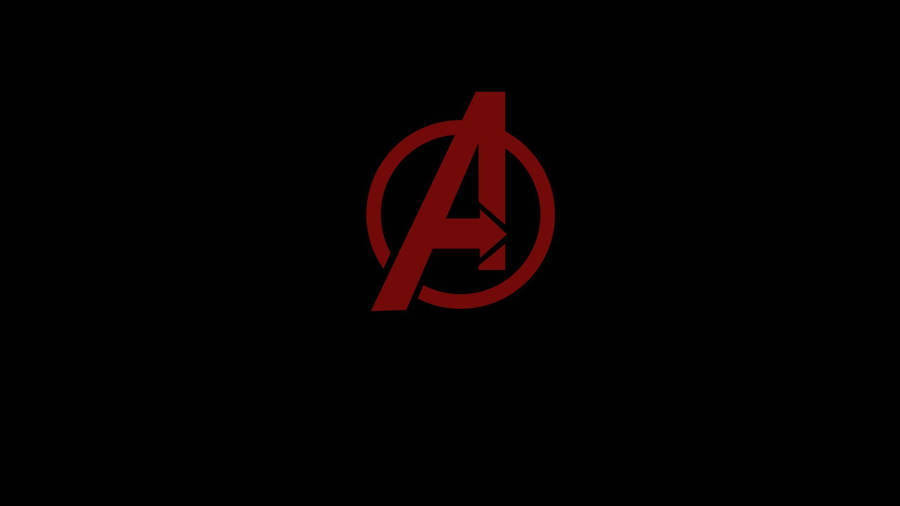 The Red Avengers Logo Wallpaper