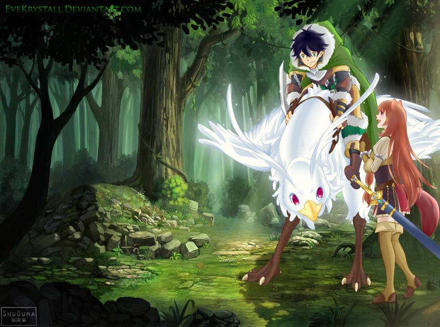 The Rising Of The Shield Hero God Bird Wallpaper