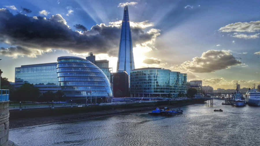 The Shard Sunburst Photography Wallpaper