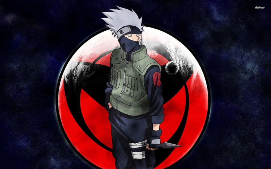 The Sharingan Force Of Kakashi Susanoo Wallpaper