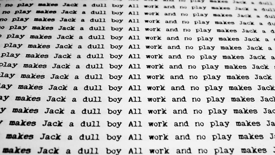 The Shining No Play Wallpaper