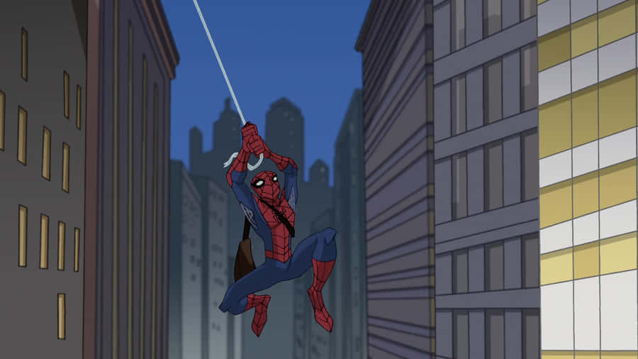 The Spectacular Spider-man Cool Swing Wallpaper