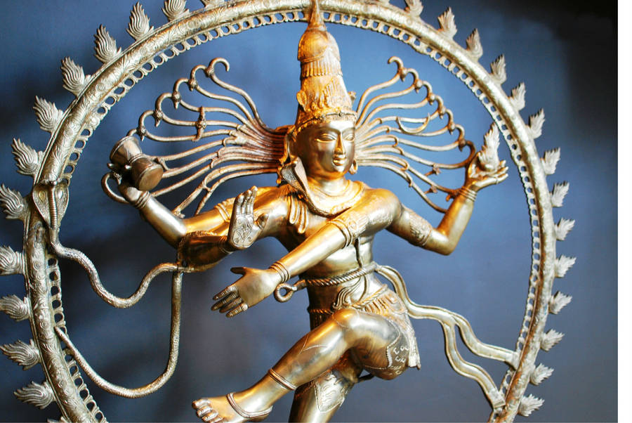 The Spiritual Dance Of Nataraja. Wallpaper