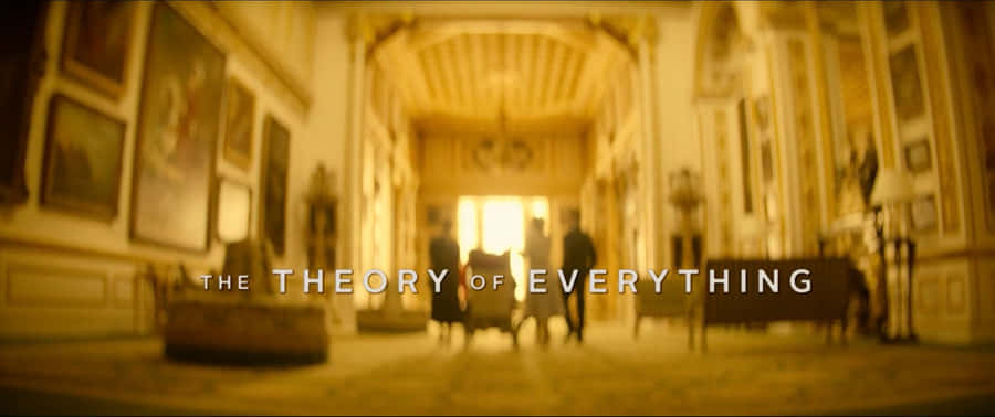 The Theoryof Everything Movie Title Wallpaper