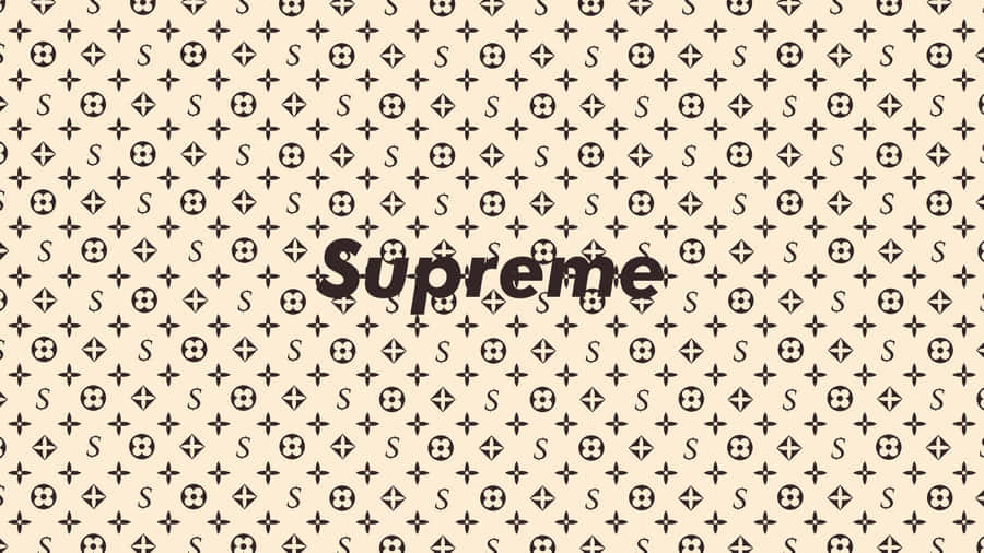 The Ultimate Combination Of Luxury And Streetwear- Supreme Gucci. Wallpaper