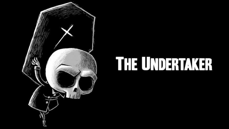 The Undertaker Minimalist Art Wallpaper