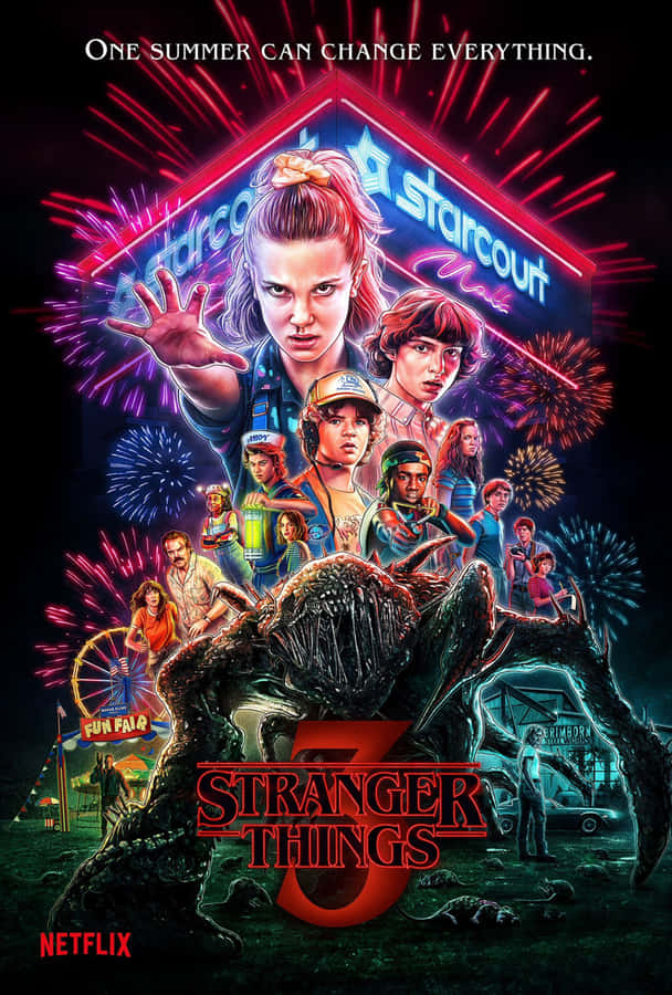 The Unstoppable Demogorgon From Stranger Things Wallpaper