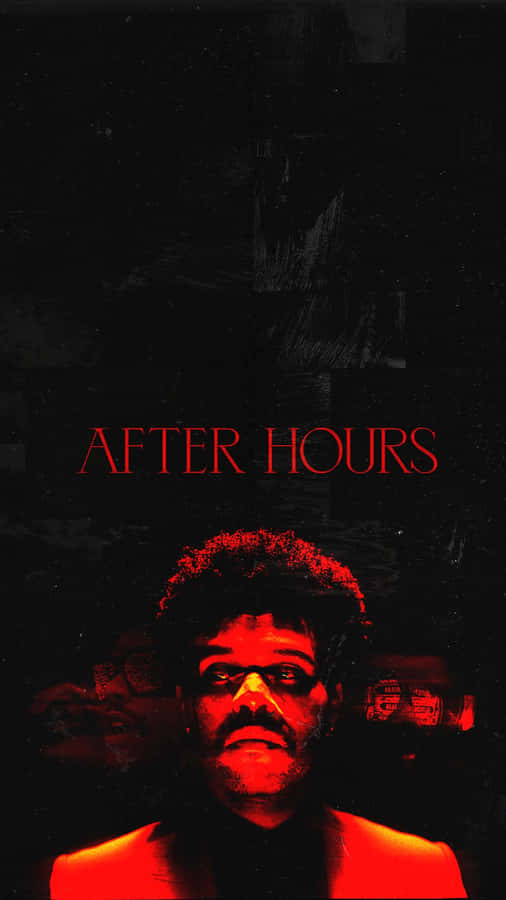 The Weeknd After Hours Electrifying Neon Portrait Wallpaper