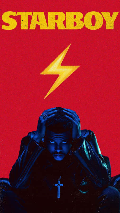 The Weeknd Starboy Fan Art Iphone Wallpaper