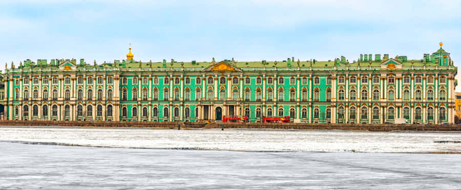 The Winter Palace Hermitage At Daytime Wallpaper