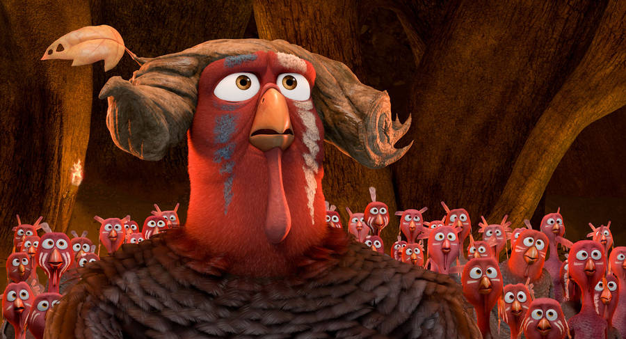 The Wise Chief Broadbeak From Free Birds Animated Movie Wallpaper
