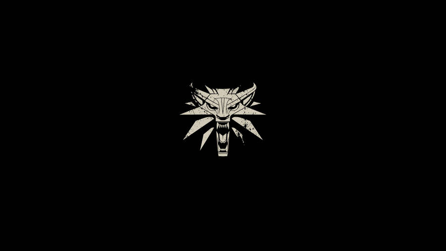 The Witcher 3: Wild Hunt Iconic Emblem - Gaming Logo Wallpaper