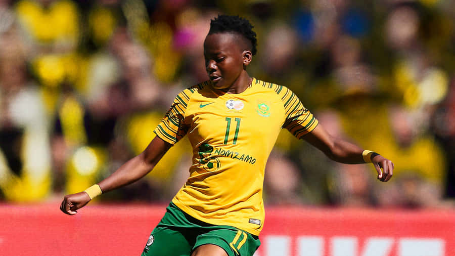 Thembi Kgatlana South African Woman Soccer Player Wallpaper