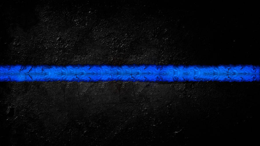 Thin Blue Line Symbolizing Respect For Law Enforcement Wallpaper