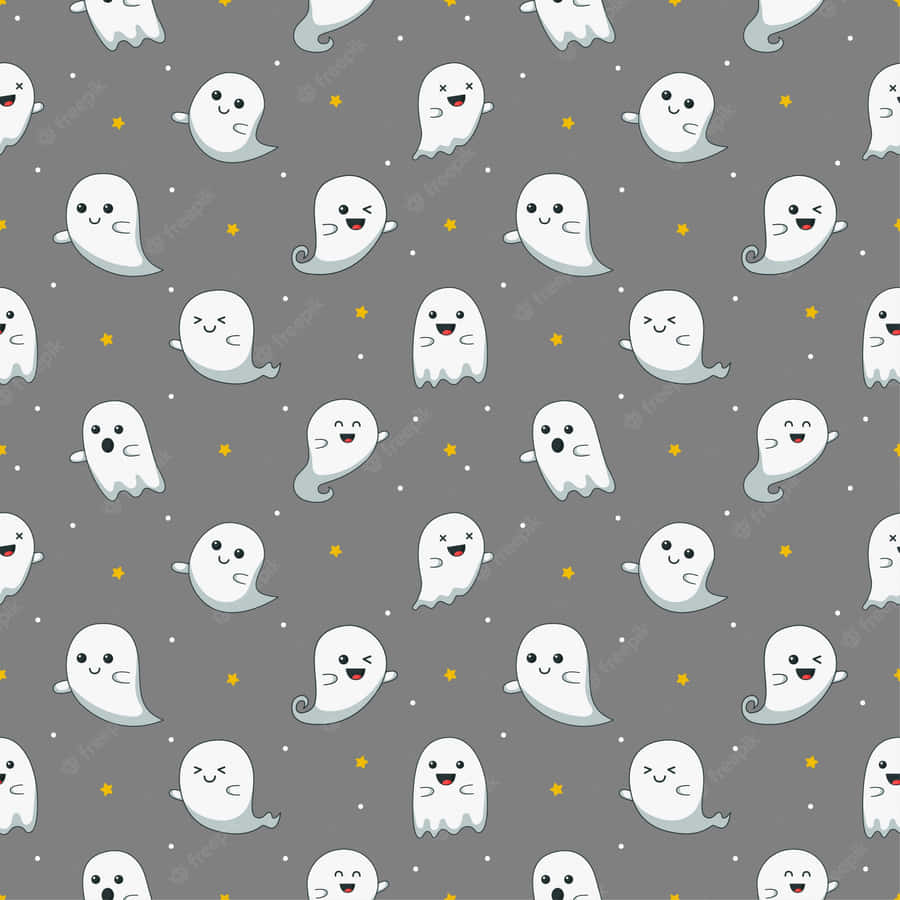 “this Cute Ghost Will Make Your Halloween Special” Wallpaper