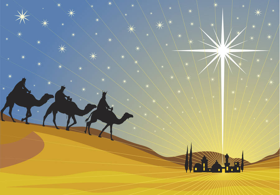 Three Kings January Holiday Wallpaper