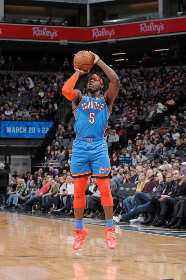 Three Points Nba Luguentz Dort Wallpaper