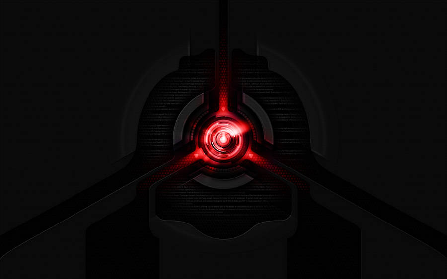 Three-winged Futuristic Technology Wallpaper