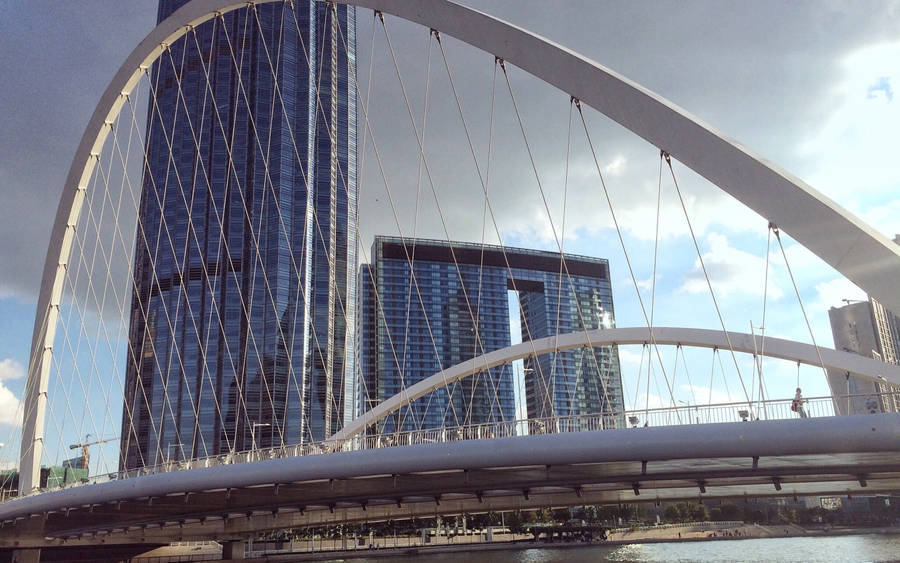 Tianjin Bridge Closeup Wallpaper