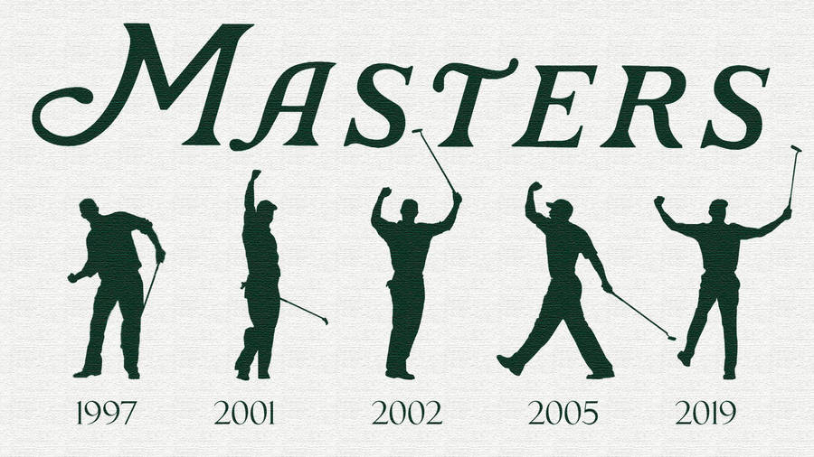 Tiger Woods Masters Victories Wallpaper