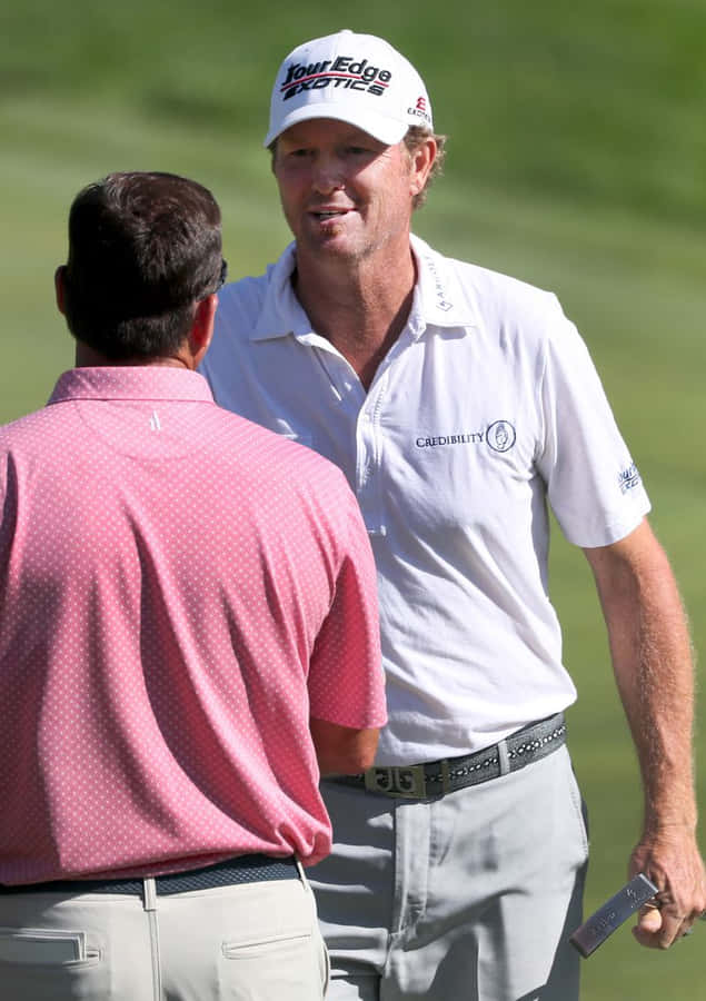 Tim Petrovic Talking To A Man Wallpaper