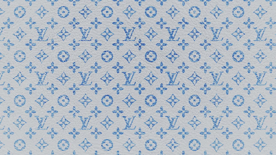Timeless Luxury - Louis Vuitton Blue Wallpaper