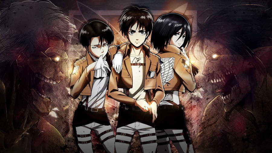 Titan Eren Battle Ready Wallpaper