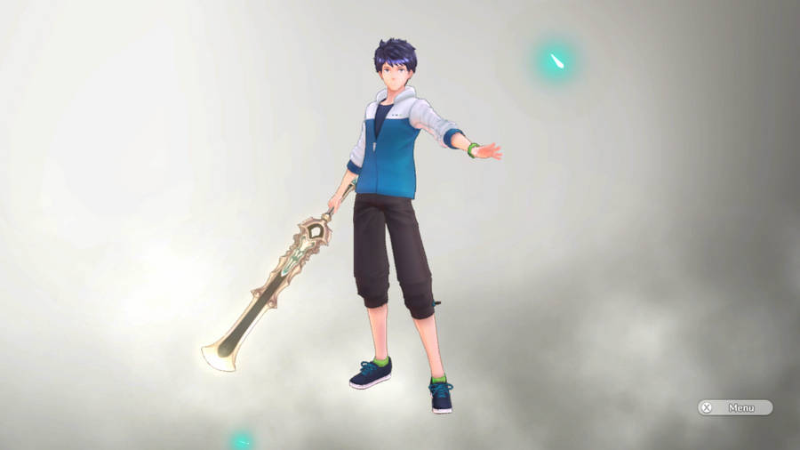 Tokyo Mirage Sessions Itsuki Gray Background Wallpaper