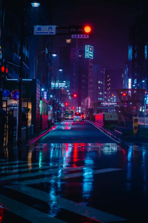 Tokyo's Extraordinary Cyberpunk Landscape Wallpaper