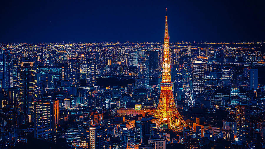 Tokyo Tower Japan 4k Wallpaper