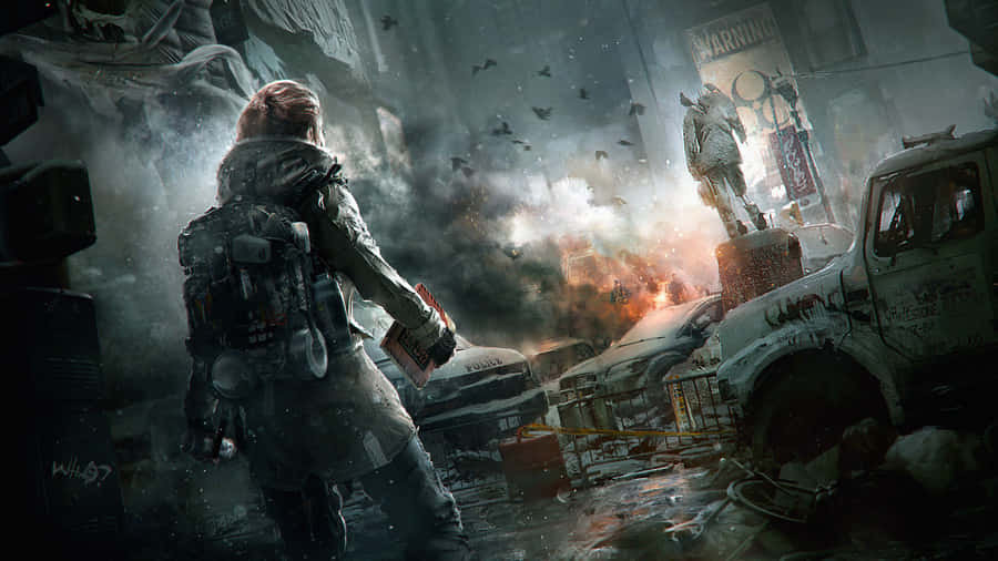Tom Clancys The Division 4k Rioter Character Wallpaper