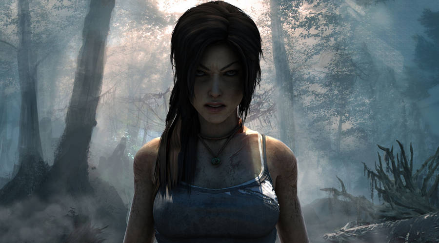 Tomb Raider 9 Lara Croft In Jungle Wallpaper