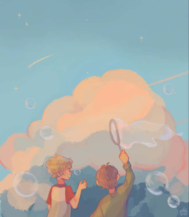 Tommy And Turbo Bubbles Wallpaper