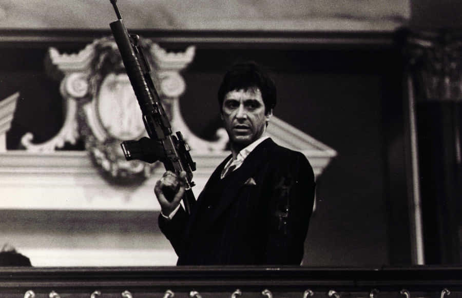 Tony Montana Final Standoff Wallpaper