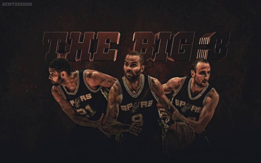 Tony Parker Big Three Wallpaper