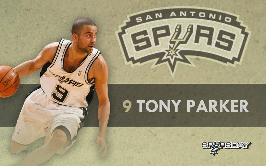 Tony Parker Green-themed Background Wallpaper