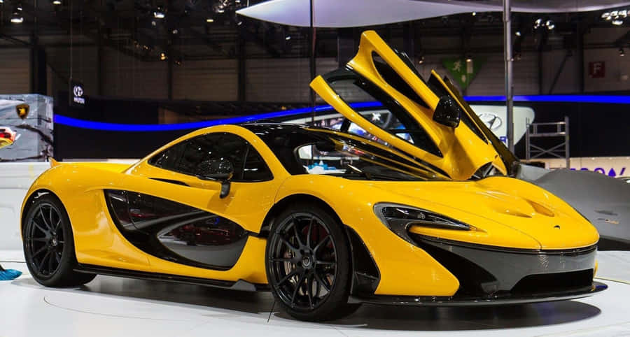 Top 10 Car Mclaren P1 Yellow Model Wallpaper
