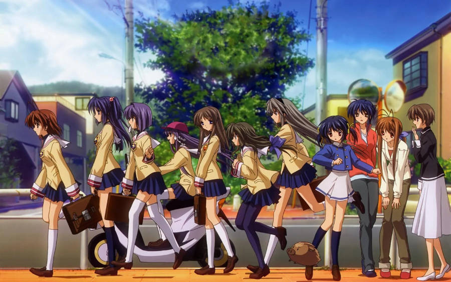 Top Anime Clannad Characters Wallpaper