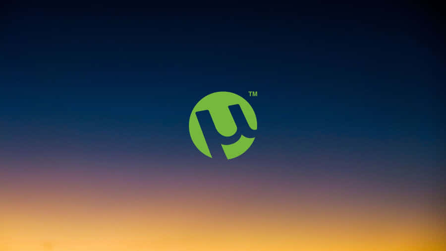 Torrent Logo Illuminating Light Background Wallpaper