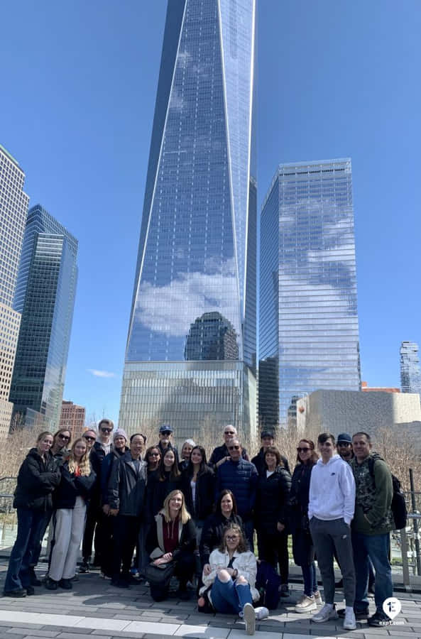 Tourist In Ground Zero Portrait Wallpaper