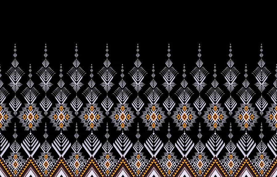 Traditional Aztec Pattern Design Wallpaper