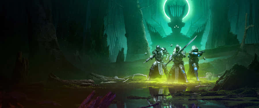 Transform Your Desktop Into An Eerie And Mysterious Wonderland Wallpaper