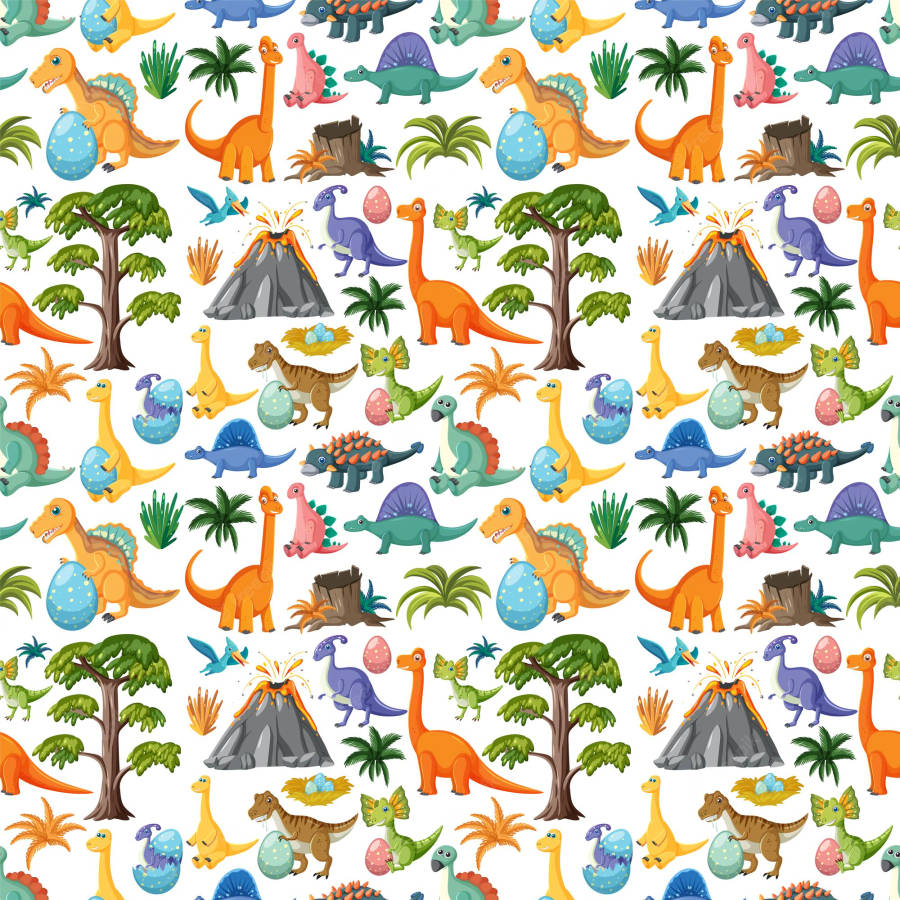 Trees Aesthetic Dino Wallpaper