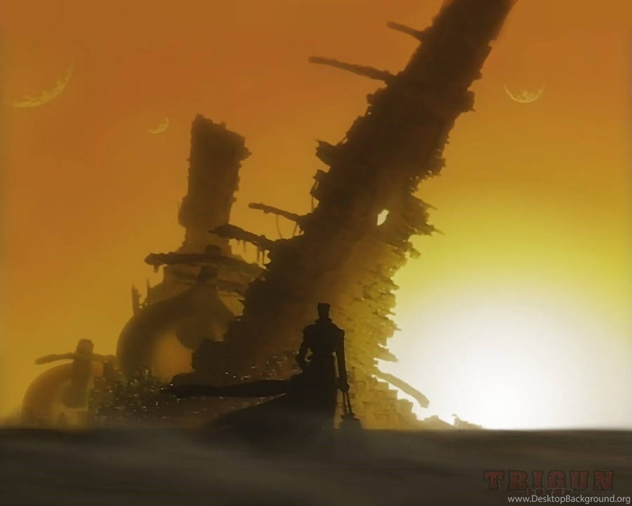 Trigun Desert Sunset Wallpaper