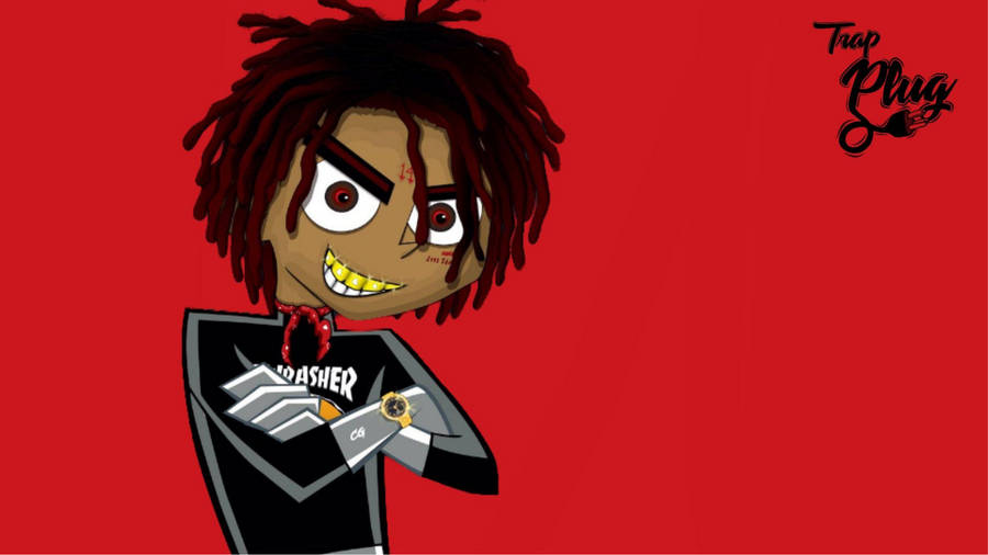Trippie Redd Animated Art Wallpaper
