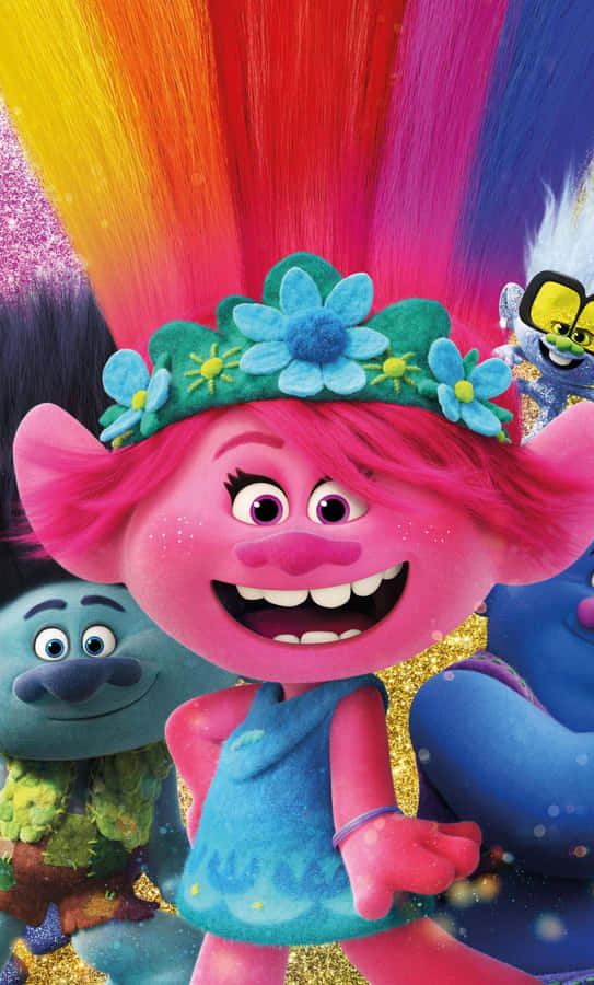 Trolls World Tour 1280 X 2120 Wallpaper