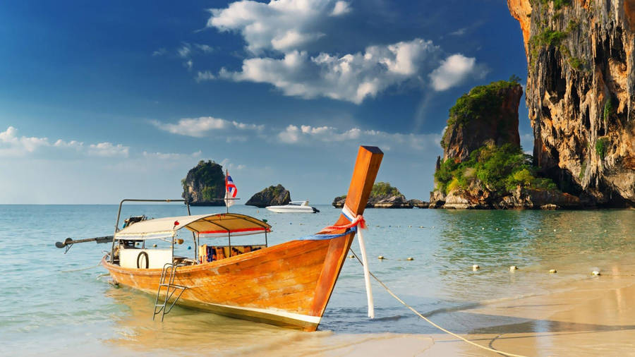 Tropical Island Summer Season Wallpaper